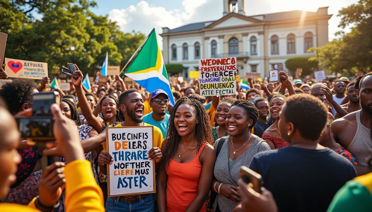 un rassemblement passionné s'est tenu devant la préfecture de la réunion pour protester contre la délinquance rapatriée. découvrez les photos et vidéos marquantes de cette mobilisation citoyenne qui illustre les préoccupations des réunionnais face à ce fléau.