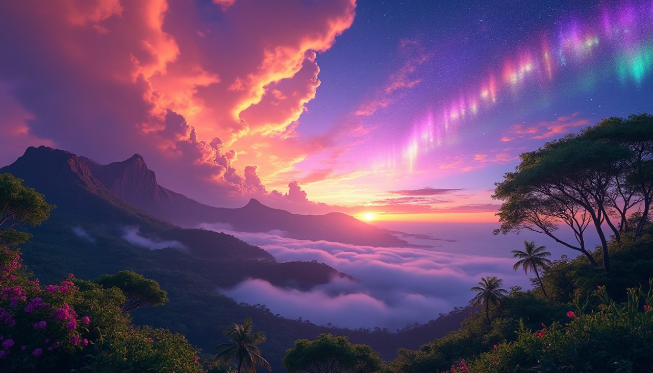découvrez les images fascinantes d'un étrange spectacle céleste qui a captivé les habitants de la réunion ce matin. plongez dans l'intrigue de cet événement inexplicable à travers notre vidéo exclusive.