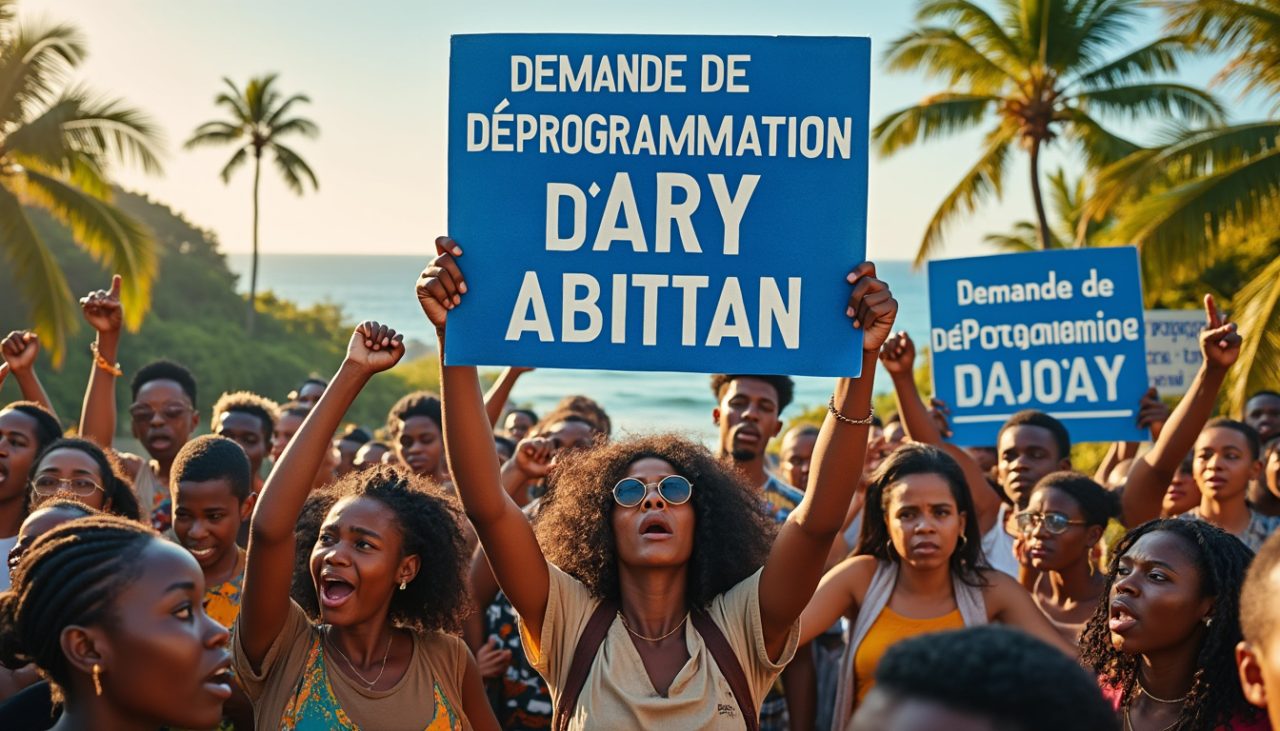 découvrez l'appel de nous toutes 974 qui demande la déprogrammation d'ary abittan sur l'île de la réunion. rejoignez-nous dans cette initiative pour promouvoir des valeurs de respect et d'égalité.