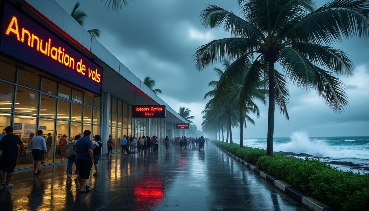 suivez les dernières informations sur le cyclone garance impactant la réunion, avec la fermeture de l'aéroport. découvrez les mises à jour concernant les reports et annulations de vols pour jeudi et vendredi.